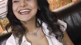 Angelic Teen Barely Legal Riding A Hard Dick - POV Blowjob & Creampie