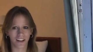 Stranger Dangers" - Hot Blonde Babe Ashley Adams Makes Out With A Strange Guy And Loves It!