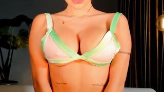 Bubble Butt Blondie Masturbates in Bath with Big Boobs & Orgasm