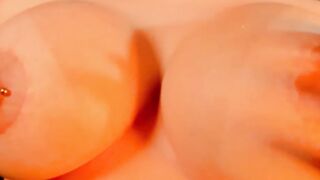 Bubble Butt Blondie Masturbates in Bath with Big Boobs & Orgasm