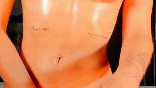Bubble Butt Blondie Masturbates in Bath with Big Boobs & Orgasm
