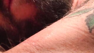 Tatted-Up Daddy" - Older Man Jerks Off & Shoots A Huge Load On His Belly