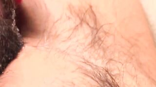Tatted-Up Daddy" - Older Man Jerks Off & Shoots A Huge Load On His Belly