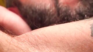 Tatted-Up Daddy" - Older Man Jerks Off & Shoots A Huge Load On His Belly