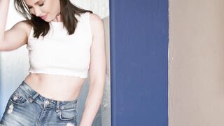 Casey Calvart's Interracial Anal Adventure - Big Black Dick Filling Her Holes