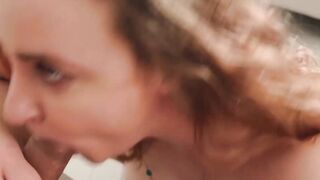 Sloppy Blowjob Queen - Neighbor Girl Swallows Every Drop Of Your Load