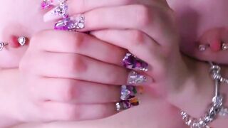 Petite Step-Sister's Passionate Stroke Job - Small Frame Girl Gets Big Load