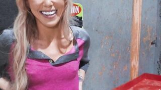 Blondie Bombshell Babes - Big Dick Paint Ball Game Turned Sexual