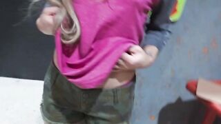 Blondie Bombshell Babes - Big Dick Paint Ball Game Turned Sexual