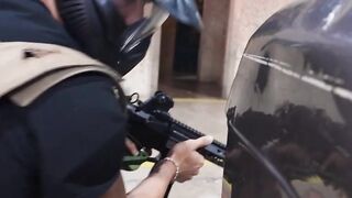 Blondie Bombshell Babes - Big Dick Paint Ball Game Turned Sexual