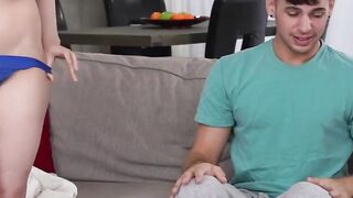 Big Boob Babe in Lingere Gives an Epic Anal Threesome