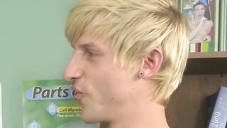 Classroom Banger Twink - Teacher's Pet Gets A Lesson In Pleasure