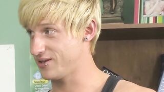 Classroom Banger Twink - Teacher's Pet Gets A Lesson In Pleasure