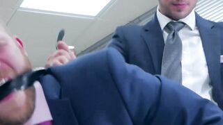 Suited Up Studs - Anal Slapping Action with Dirty Talk