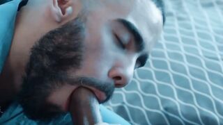 Beard-Stroking Handsome Studs Go All In With Anal Sex