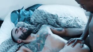 Beard-Stroking Handsome Studs Go All In With Anal Sex