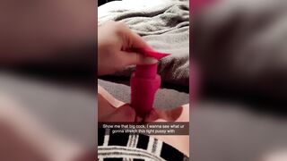 Snapchat Thot Blows, Fucks Toy & Squirts