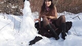 Outdoor INSANE CHEATING inside Front of CUCOLD bf # thank
