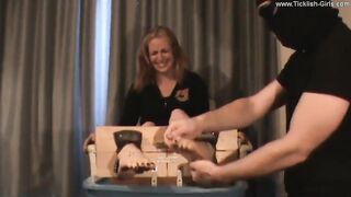 Michelle Tickled into the Stocks - (partial Movie)