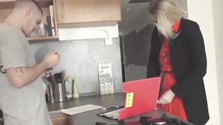 Freaky Bro Seductes Blonde Executor