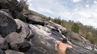 Naked River Saga - Stripping, Peeing, Flashing Kayakers, Fucking