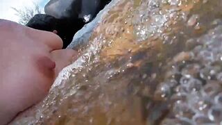 Naked River Saga - Stripping, Peeing, Flashing Kayakers, Fucking