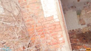 OMG OUTSIDE CUM STOCKINGS INSIDE DANGEROUS PLACE