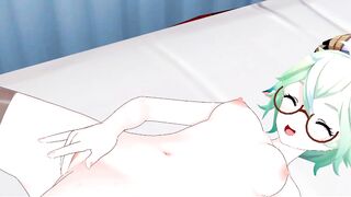 Sucrose Finger Fucked herself inside the Nurses Office - Genshin Impact