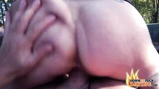DownToFuckDating - DARK HAIR MILF RUBINA TAKES HER DATE TO THE