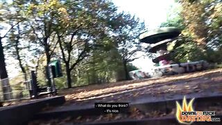 DownToFuckDating - DARK HAIR MILF RUBINA TAKES HER DATE TO THE