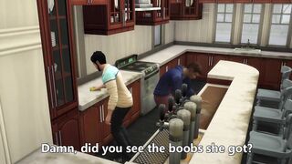 Hot Blonde Blackmailed and nailed by Cleaners