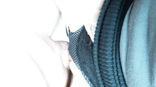 Impatient Tearing of Stockings and Long Jizzed into the Vehicle