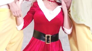 Christmas Orgy - Babes Get Fucked By Santa's Helpers