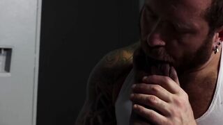 Black Foot Worship - White Guy Fucks Black Feet And Dick In POV