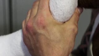 Black Foot Worship - White Guy Fucks Black Feet And Dick In POV