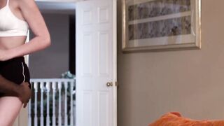 Redheaded Transgender Babe Plowed Hard By Black Stud - PornPros