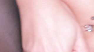 Extremely Close-Up View Of His Vein Shaft Plunging Deep Into Pink Pussy