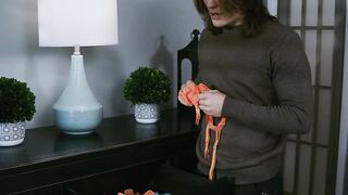 Hot Step-Aunty's Panties - POV Creampie
