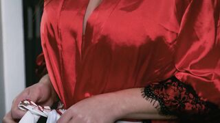 Step-Mom's Hot Wet Panties Filled With StepSon Sperm