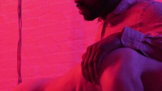 Interracial Pounding - Black Guy Dominates Petite White Boy In Anal Sex