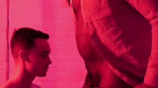 Interracial Pounding - Black Guy Dominates Petite White Boy In Anal Sex