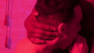 Interracial Pounding - Black Guy Dominates Petite White Boy In Anal Sex