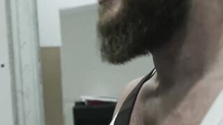 Threeway Frenzy #2 - Hairy Construction Studs Share Big Dick In Threesome
