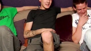 Threesome Frenzy - Twinks Fuck Hard With Big Dick And Anal Play For Hot Sex Action!