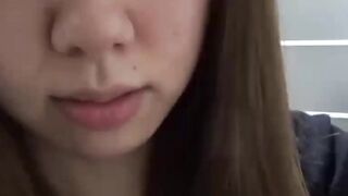 Teenage college girl's Naughtiest Secret - Piss Play in Classroom