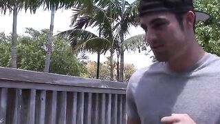 Blondie Babe Lea Sucks & F**ks Her Man's Hard Dick - Hot Blowjob POV