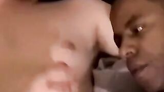 Interracial Passion - Raw Bareback Threesome with Big Dick