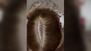 French MILF Gives Blowjob & Swallows Huge Load On Her Face - Amateur POV