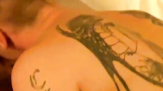 Ink-Stud's Raw Throat Fucking - Bare Ass Fucked & Sperm Swallow