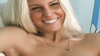 Bad-girl waitress goes from serving drinks to servicing cock in this hot threesome
